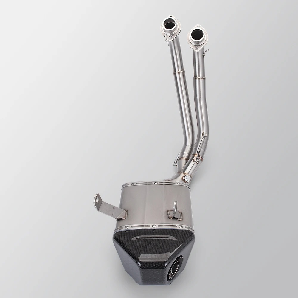 2014-2023 MT07 XSR700 Complete Motorcycle Exhaust System Modified Exhaust Muffler with Bottom Box New Condition